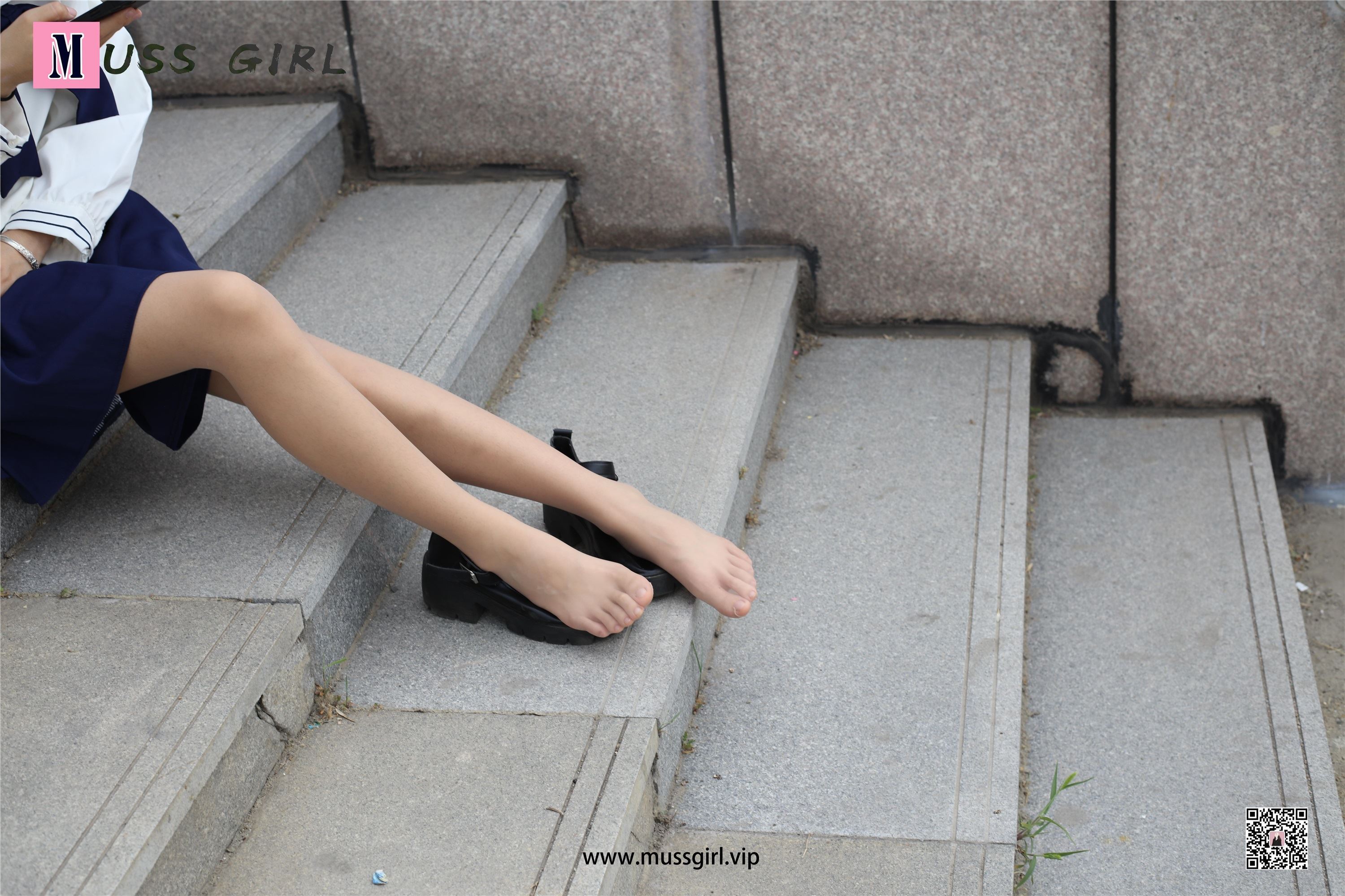 MussGirl慕丝女郎  NO.214 楼梯JK制服肉丝